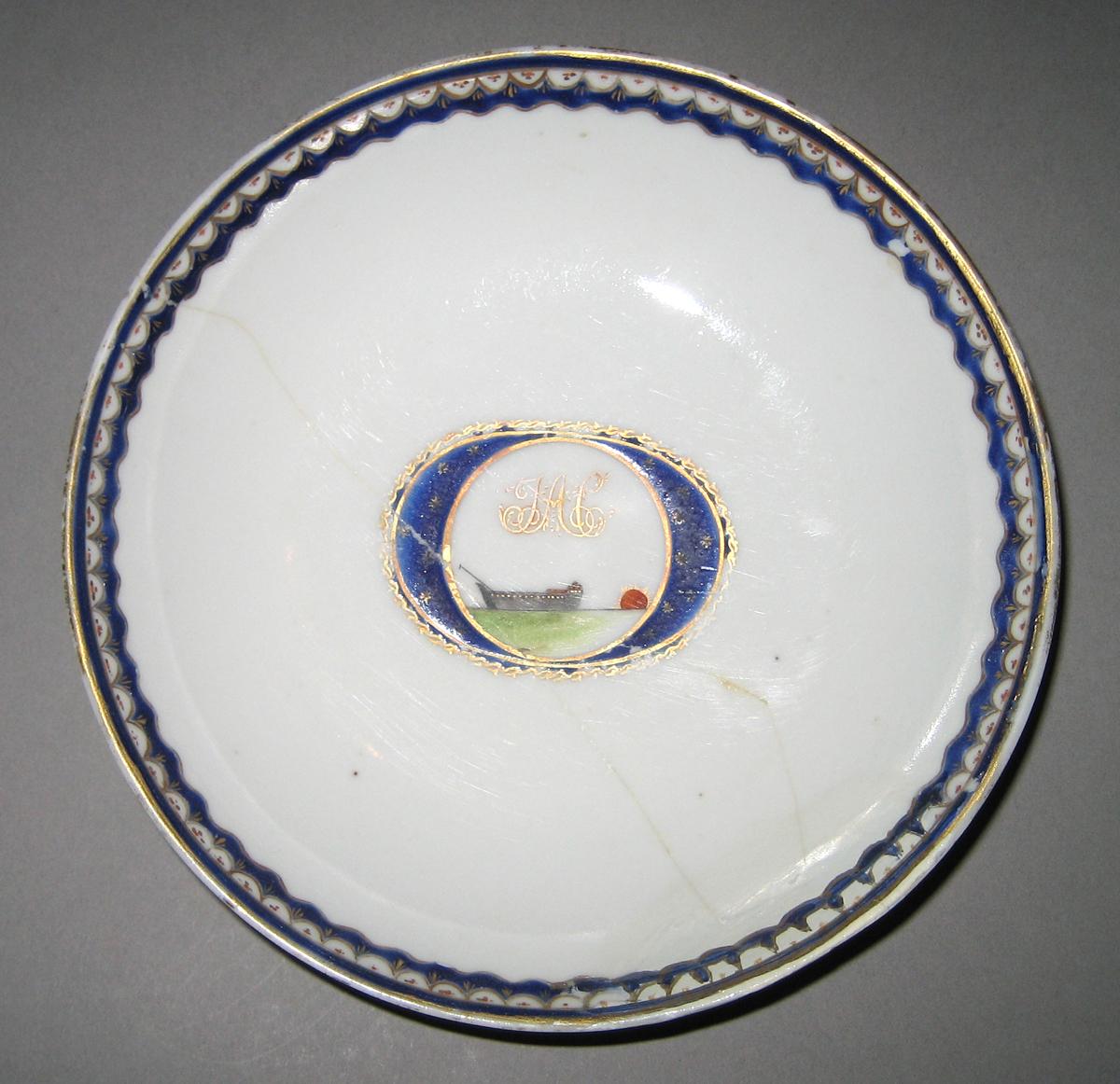 1960.0007.020 Porcelain Saucer