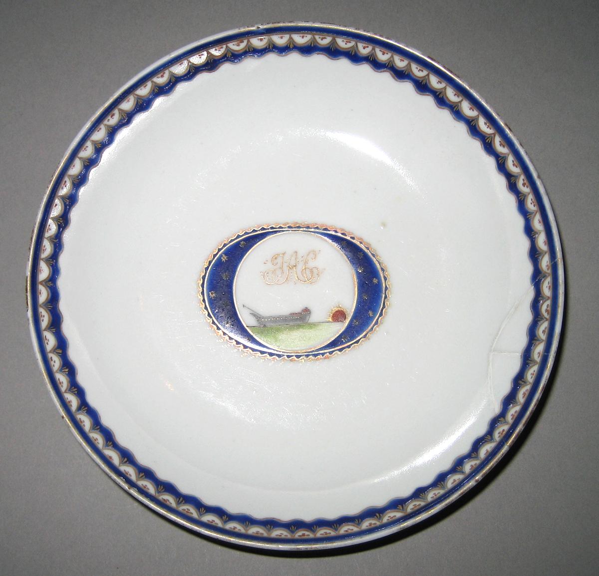 1960.0007.021 Porcelain Saucer