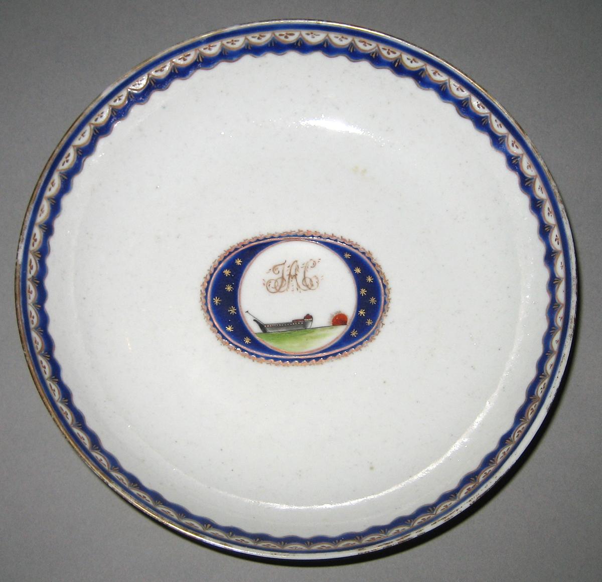 1960.0007.024 Porcelain Saucer