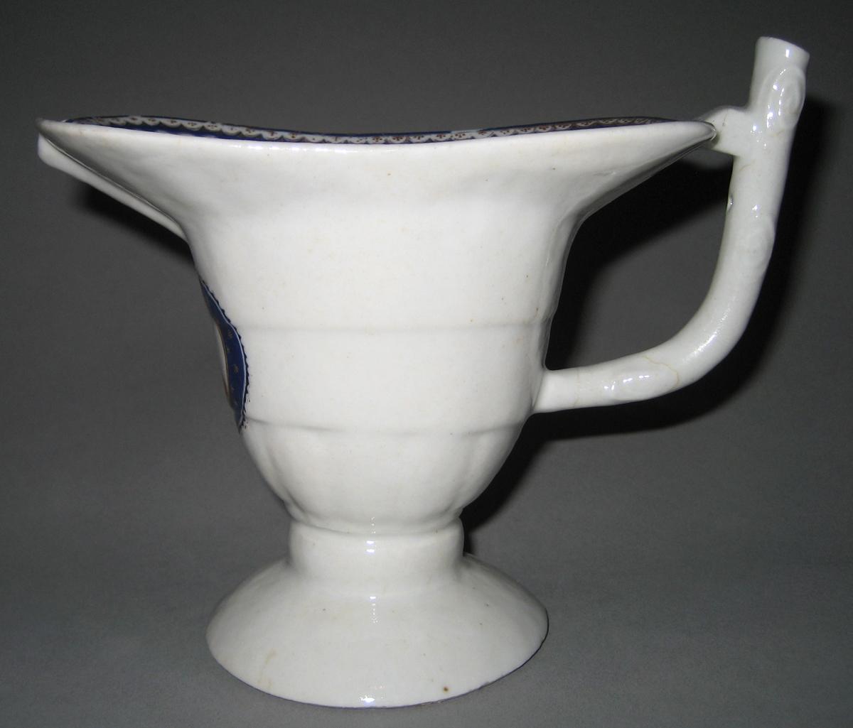 1960.0007.028 Porcelain Cream or Milk Jug side