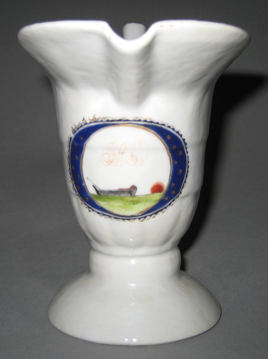 1960.0007.028 Porcelain Cream or Milk Jug front