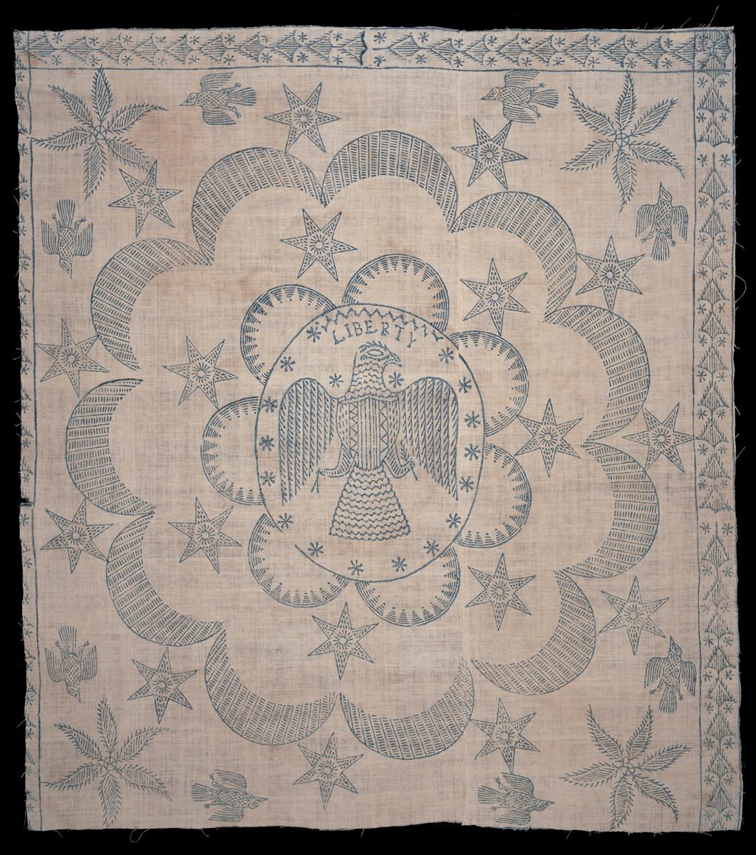 1960.0008 Quilt center, view 3