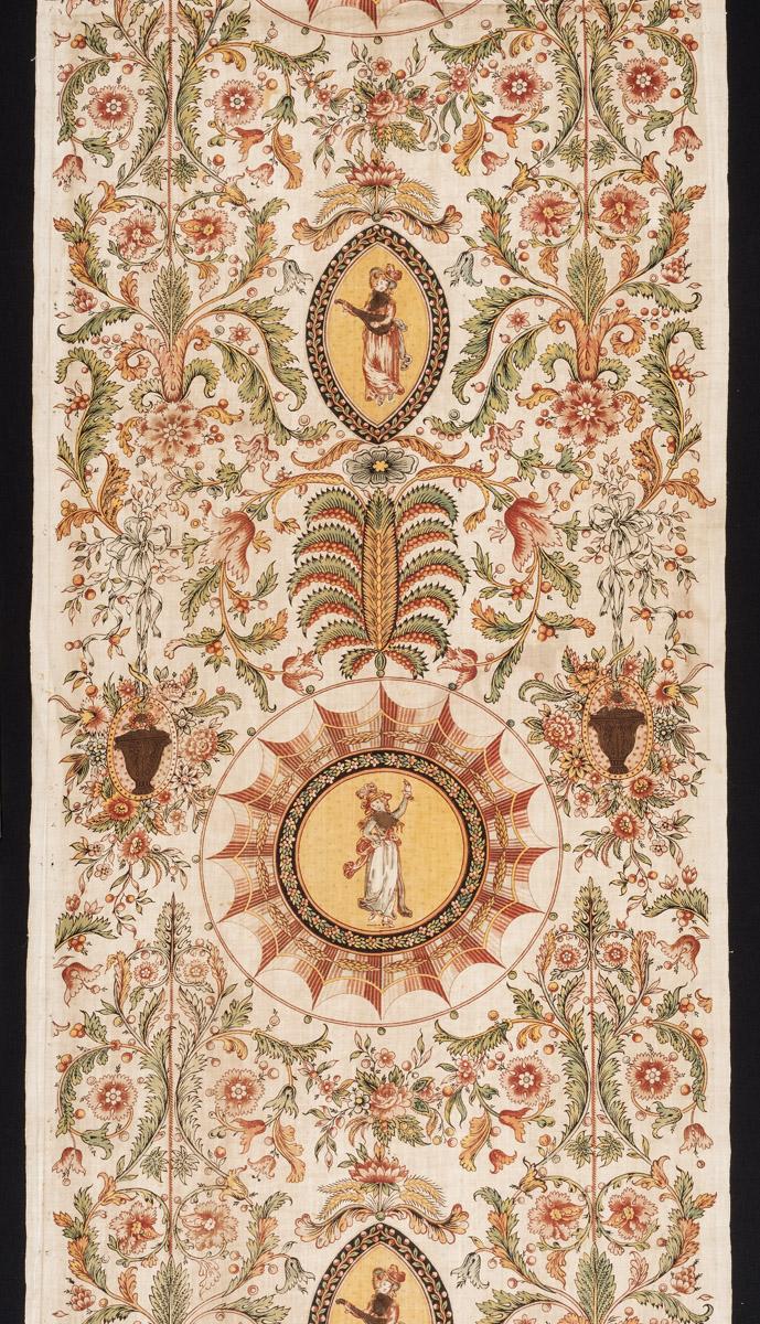 1960.0009 E Textile, printed, detail, Book image C168