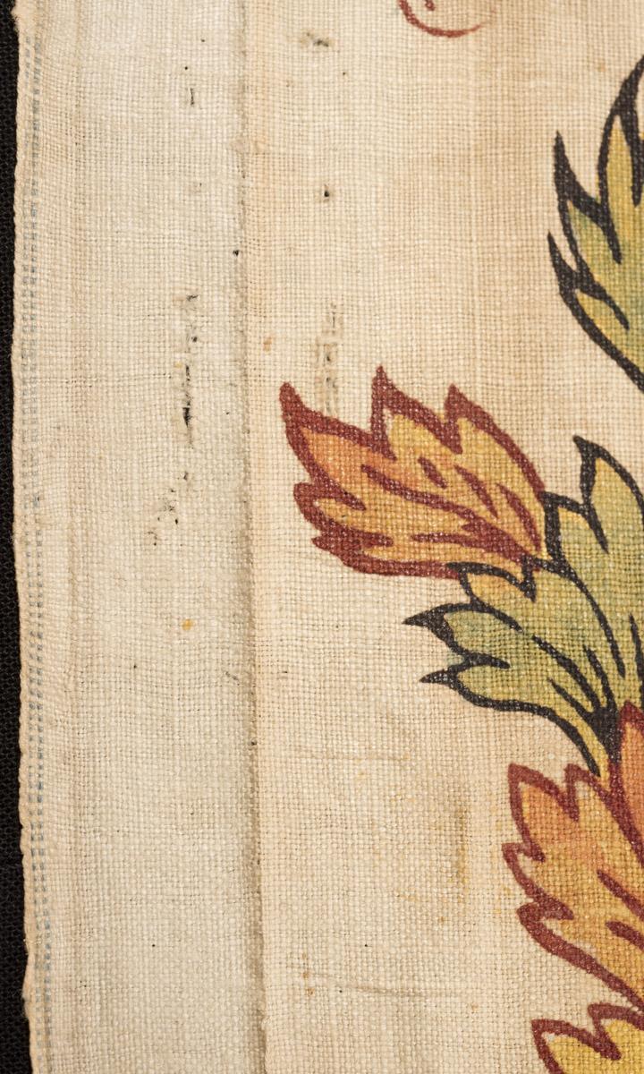 1960.0009 E Textile, printed, detail 4