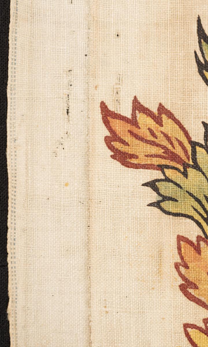 1960.0009 E Textile, printed, detail 5