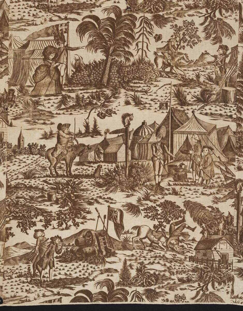 1960.0030.001 Textile, printed, detail, Book image C92