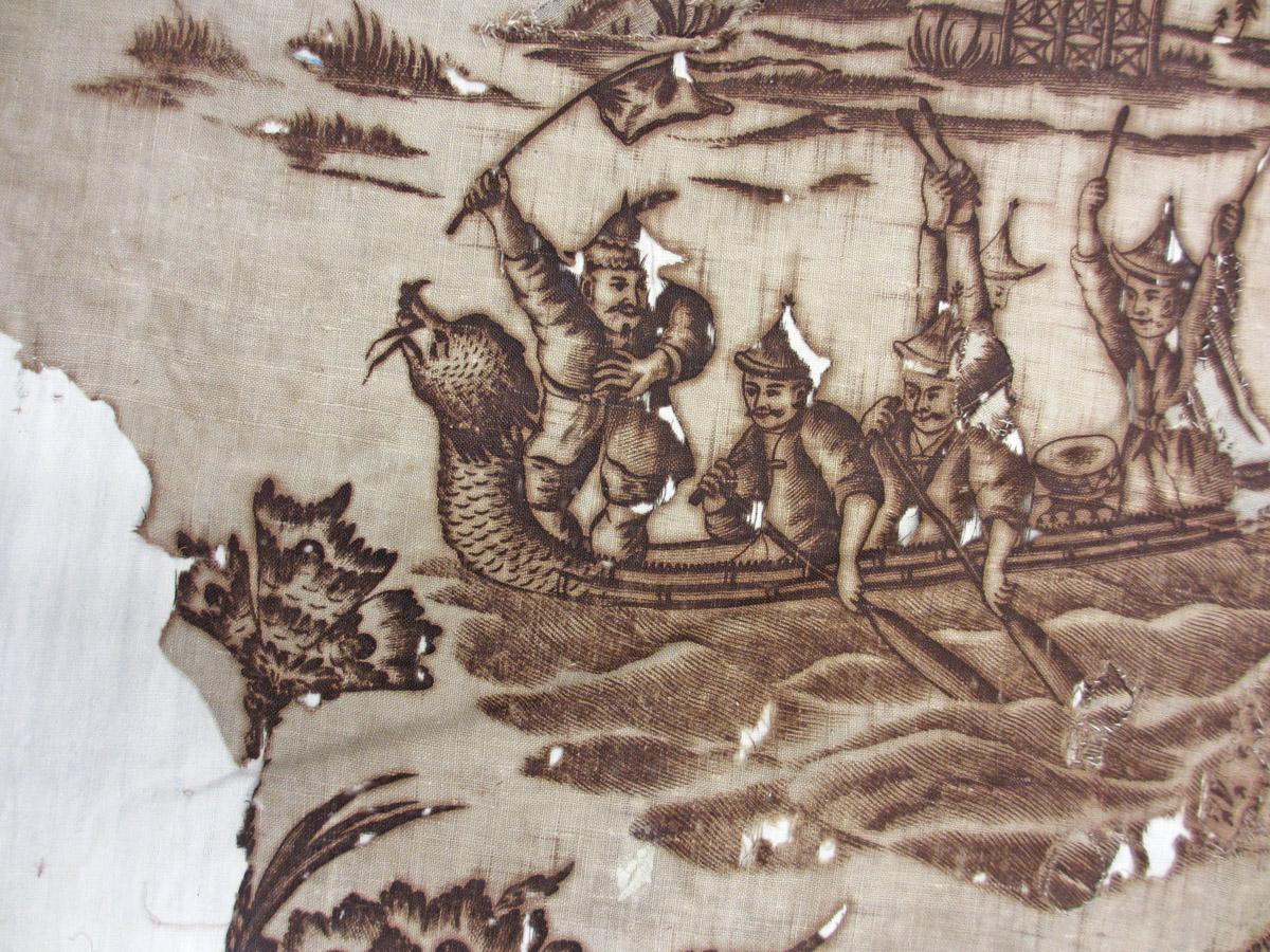 1960.0030.002 textile, printed detail