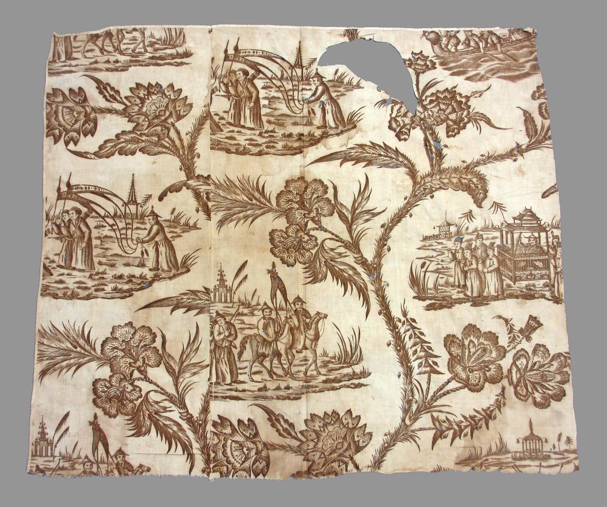 1960.0030.003 textile, printed obverse