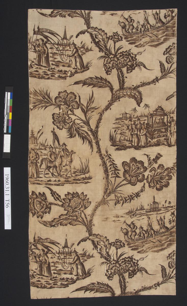 1960.0031.001 Textile, printed, view 1