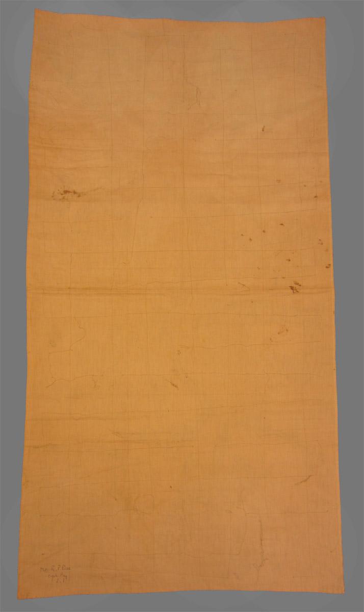 1960.0031.001 textile, printed reverse