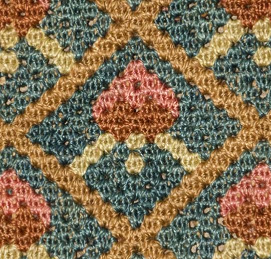 1960.0034.001 Pocketbook, Pattern Detail