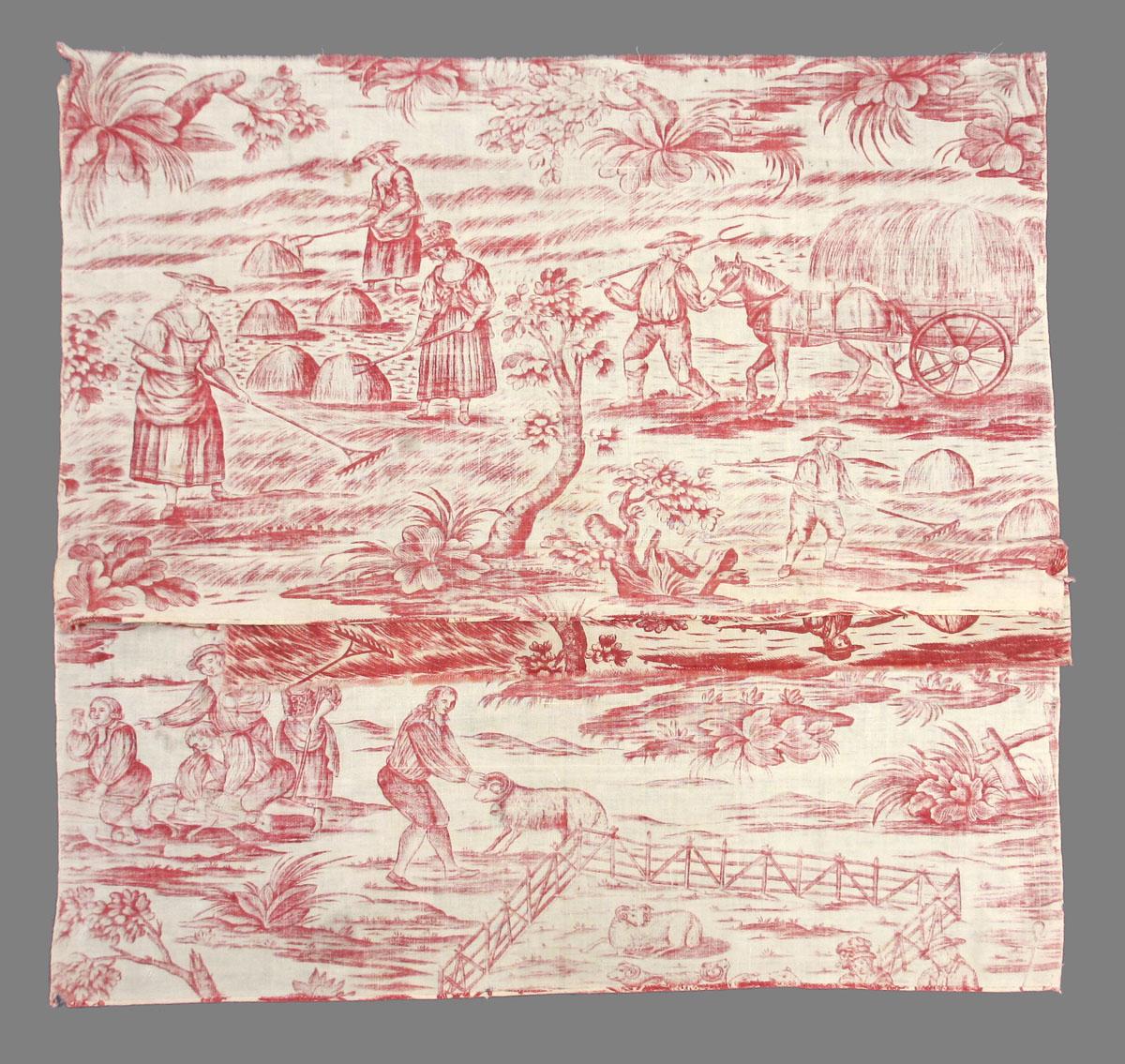 1960.0040.002 textile, printed reverse