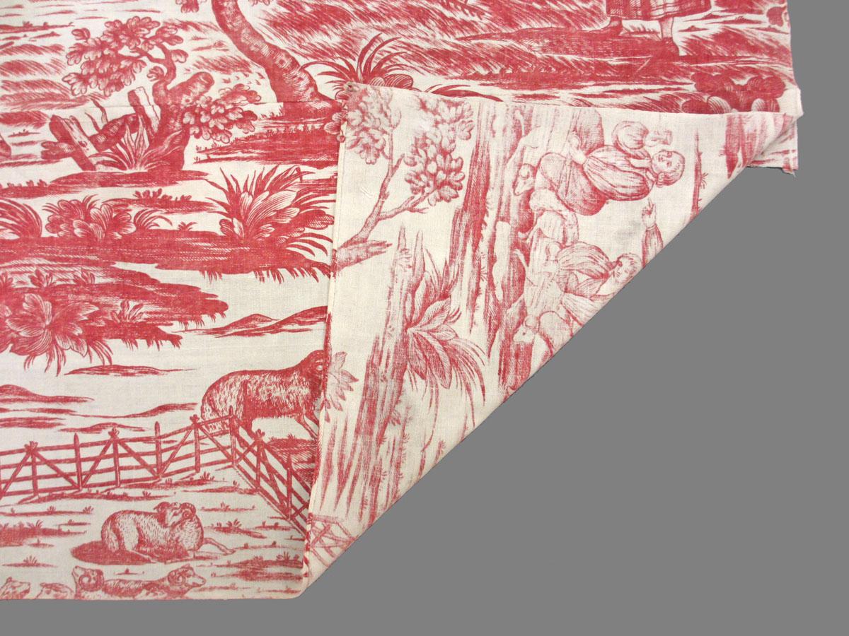 1960.0040.002 textile, printed folded corner