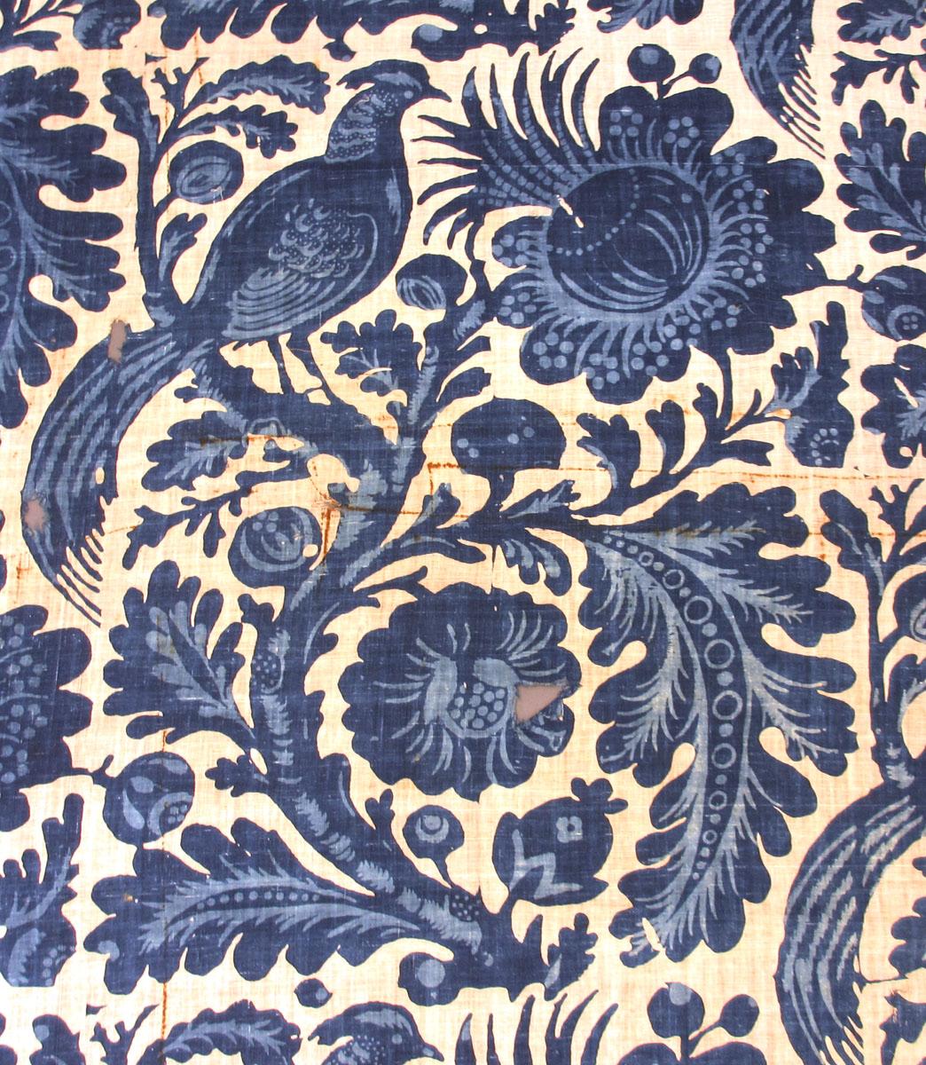 1960.0042.001 Textile, printed partial design repeat