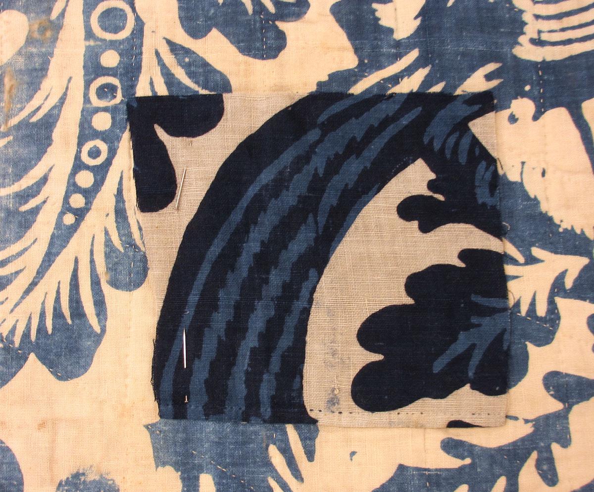 1960.0042.002 Textile, printed detail