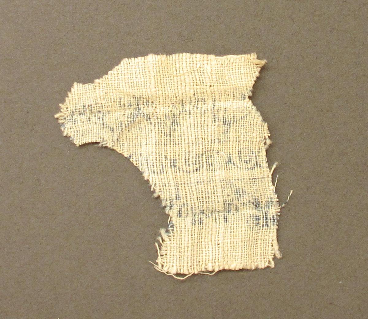 1960.0043.001 B Textile, printed reverse