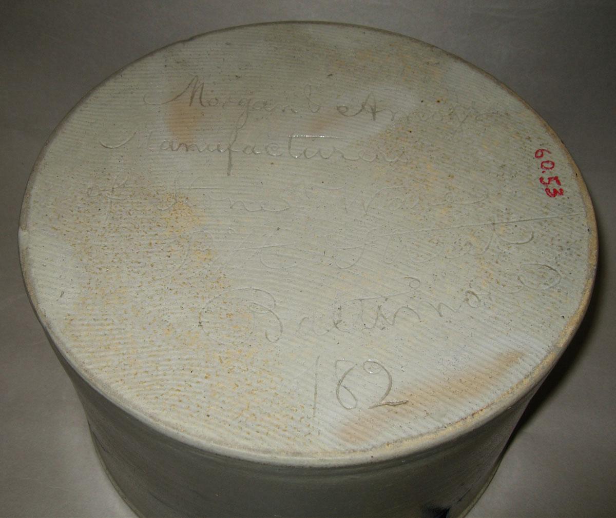1960.0053 Stoneware Crock (underside)
