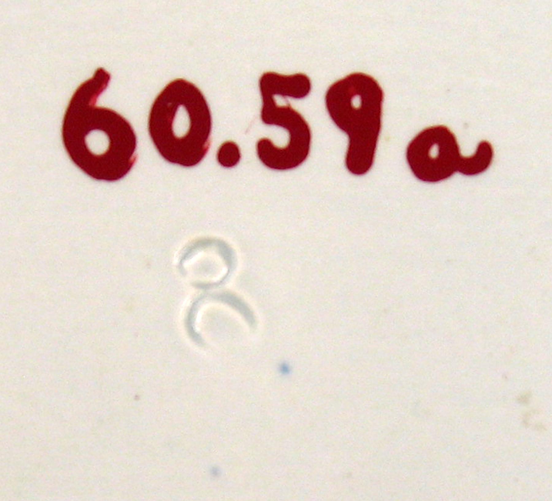1960.0059 A, B Tureen (mark)