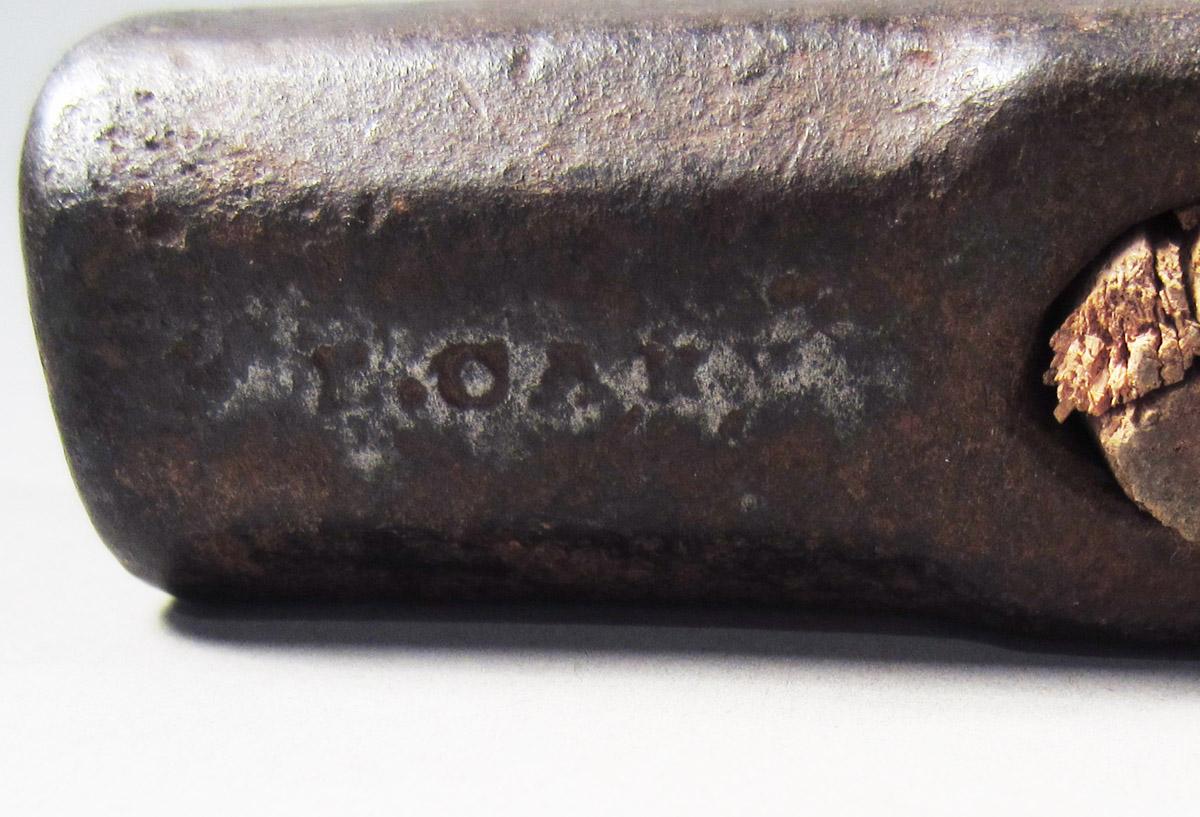 1960.0061 Cooper's hammer, Mark