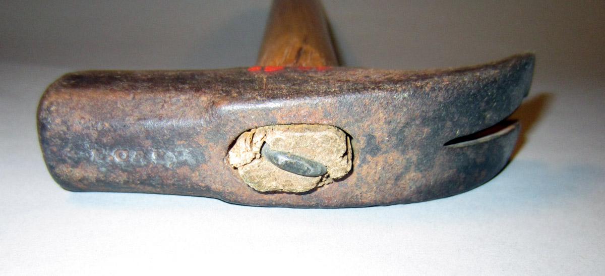 1960.0061 Cooper's hammer, View top