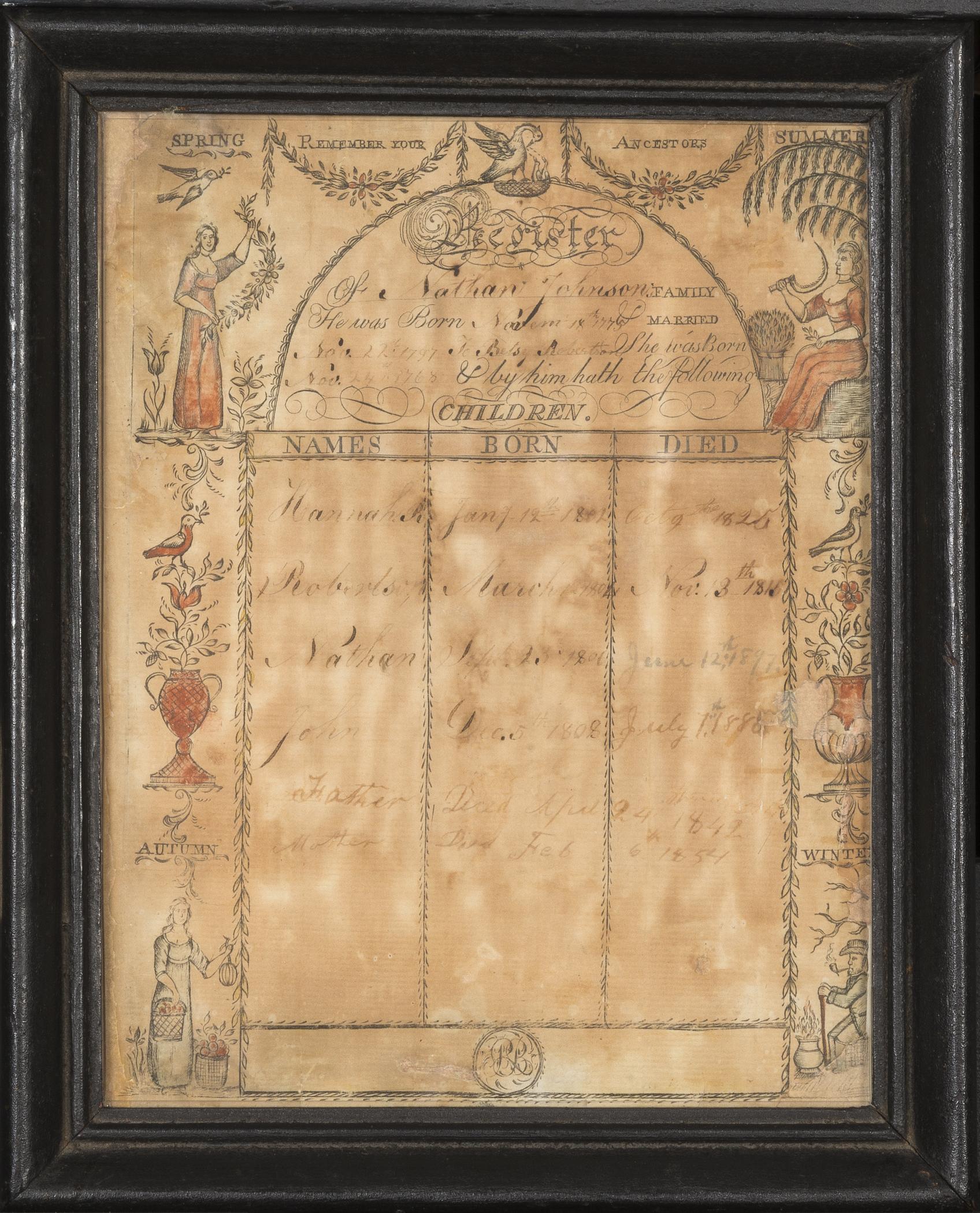 1960.0065 A Print, B Frame, view 1