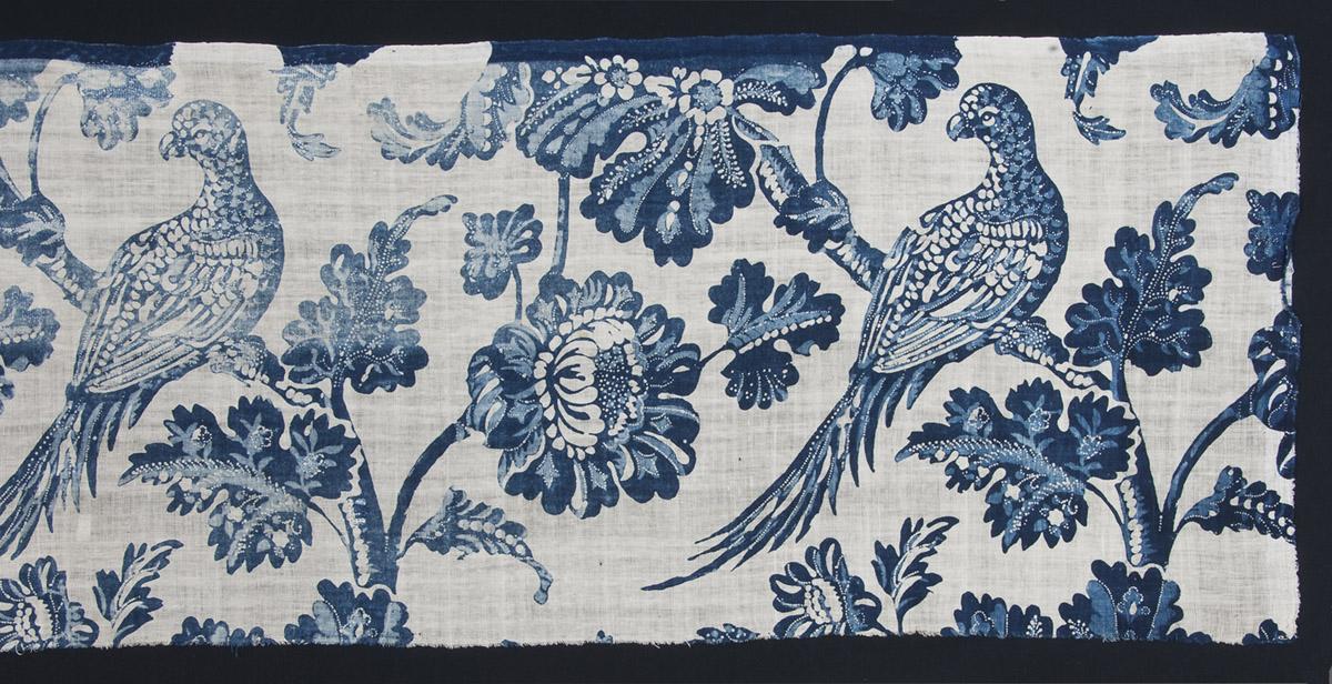 1960.0075 Textile, printed, detail 2
