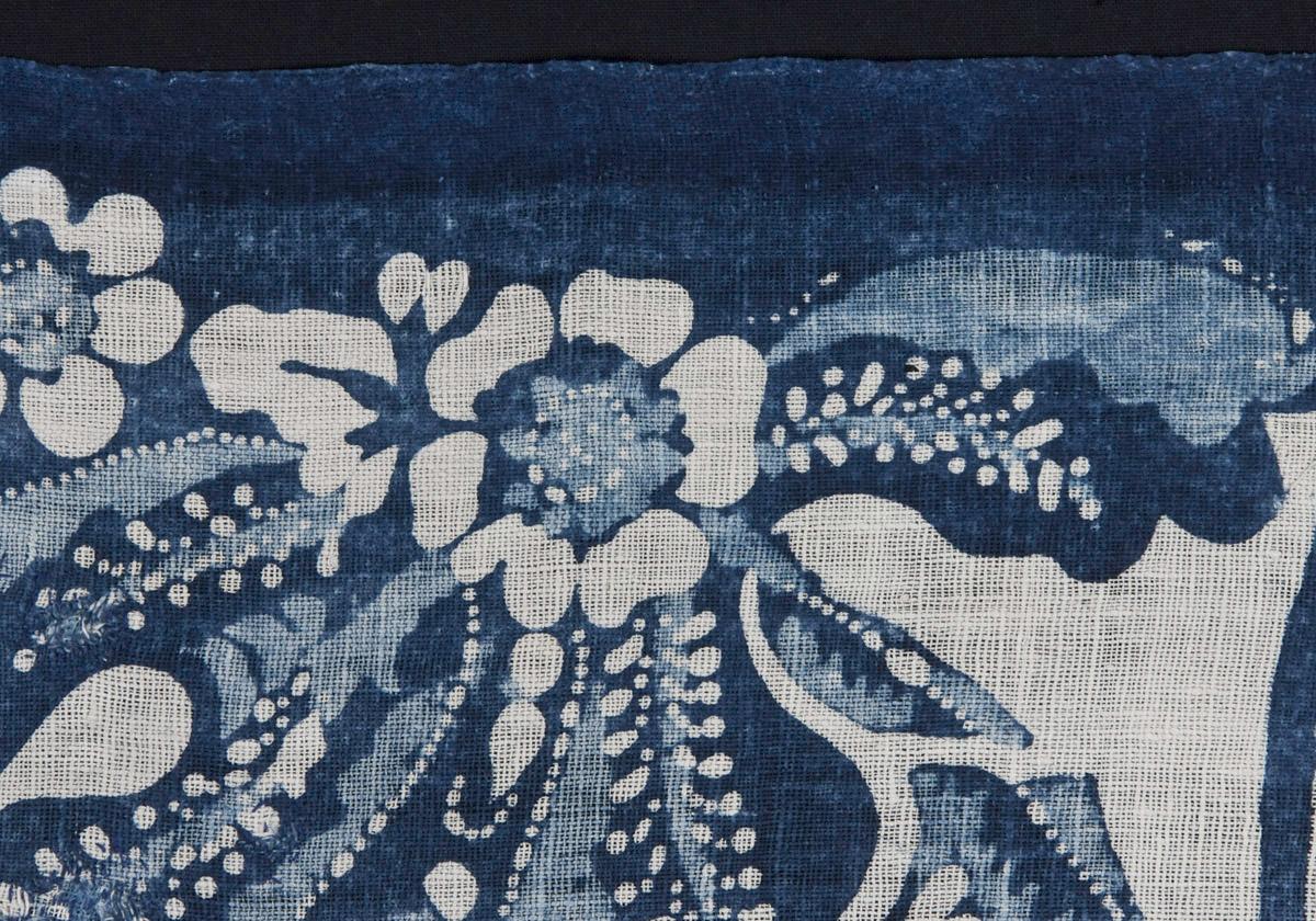 1960.0075 Textile, printed, detail 4
