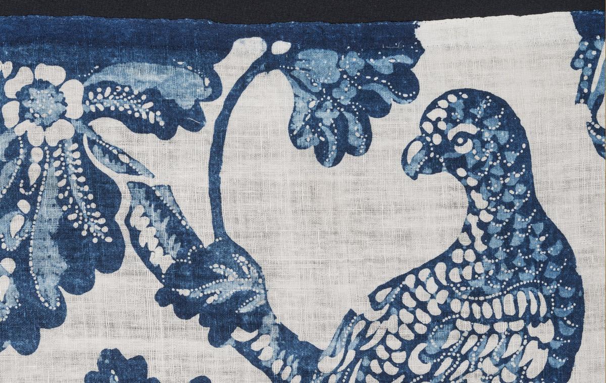 1960.0075 Textile, printed, detail 5