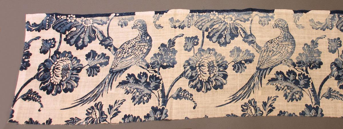 1960.0075 Textile, printed partial obverse