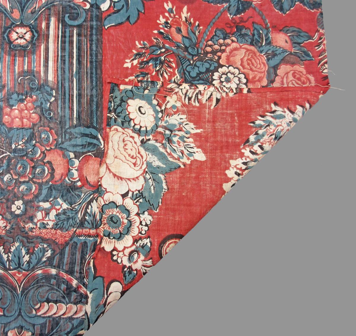 1969.0078.002 textile, printed folded corner