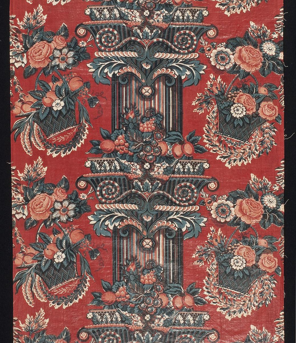 1960.0078.002 Textile, printed, detail, Book image C255