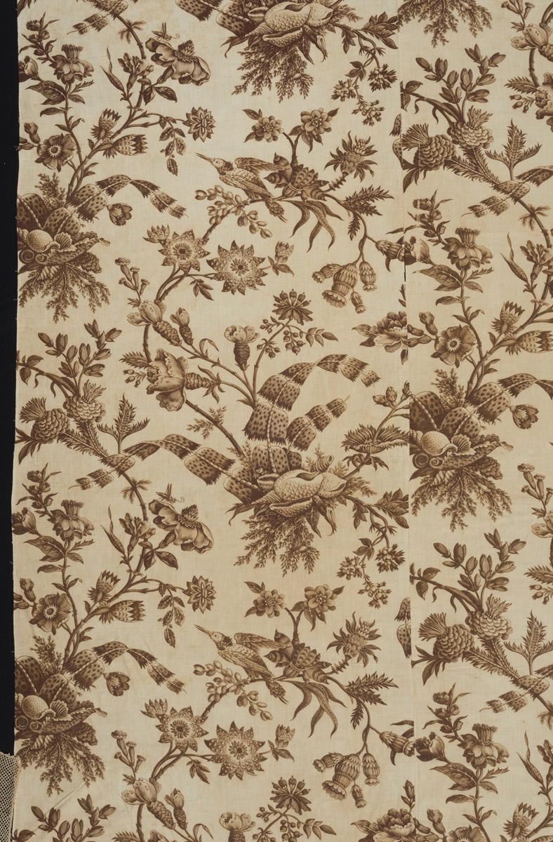 T1176 textile, printed design repeat