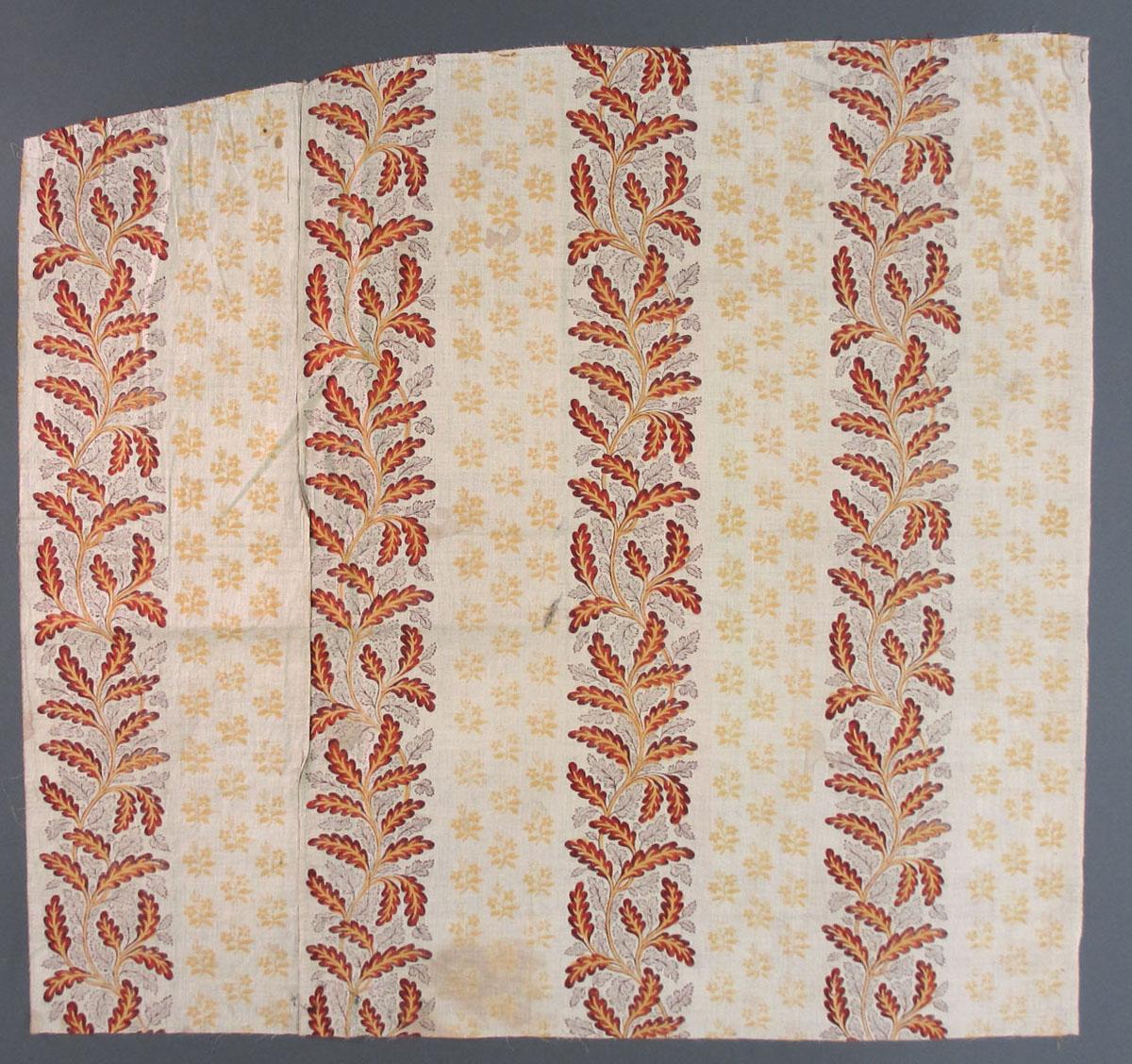 1960.0088 Textile, printed reverse