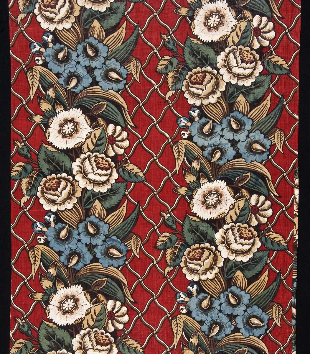 1960.0089 Textile, printed, detail 2
