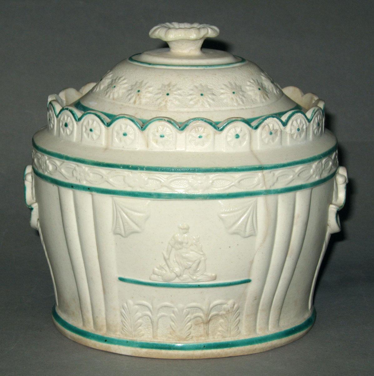 1954.0077.039 White feldspathic stoneware sugar bowl (view 2)