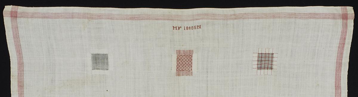 1960.0096 Sampler, Detail