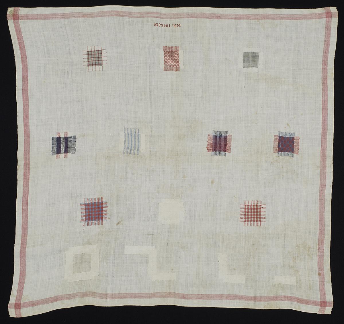 1960.0096 Sampler, Verso