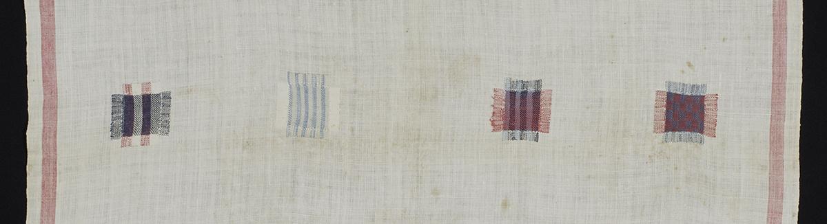 1960.0096 Sampler, Verso Detail 2