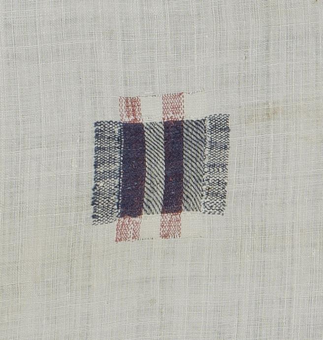 1960.0096 Sampler, Verso Detail 11