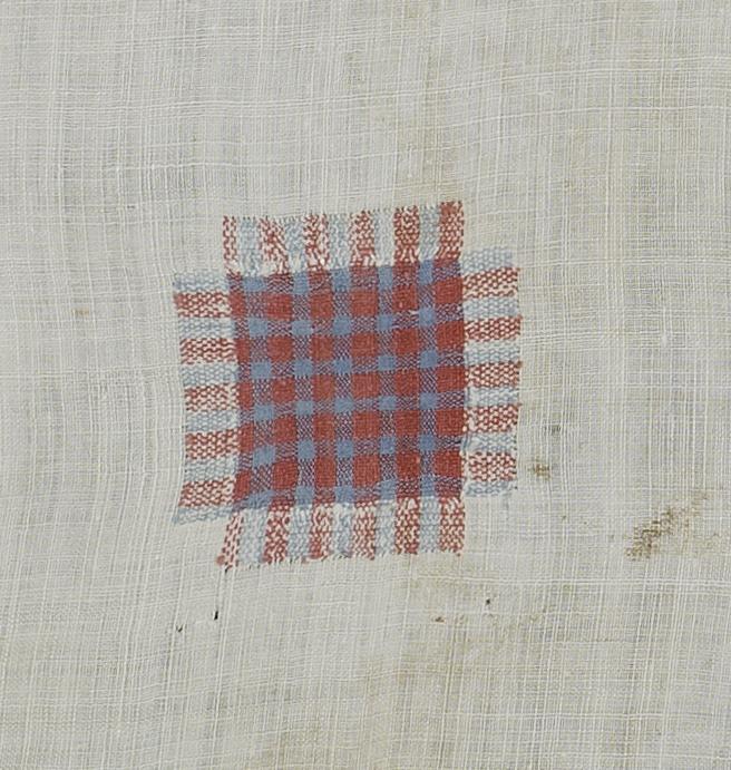 1960.0096 Sampler, Verso Detail 14