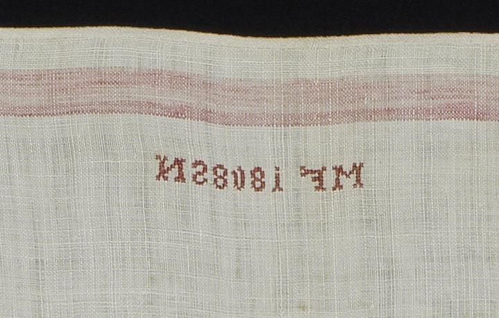 1960.0096 Sampler, Verso Detail 20