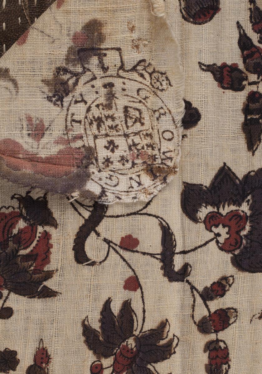 1960.0097 Stomacher, detail 2