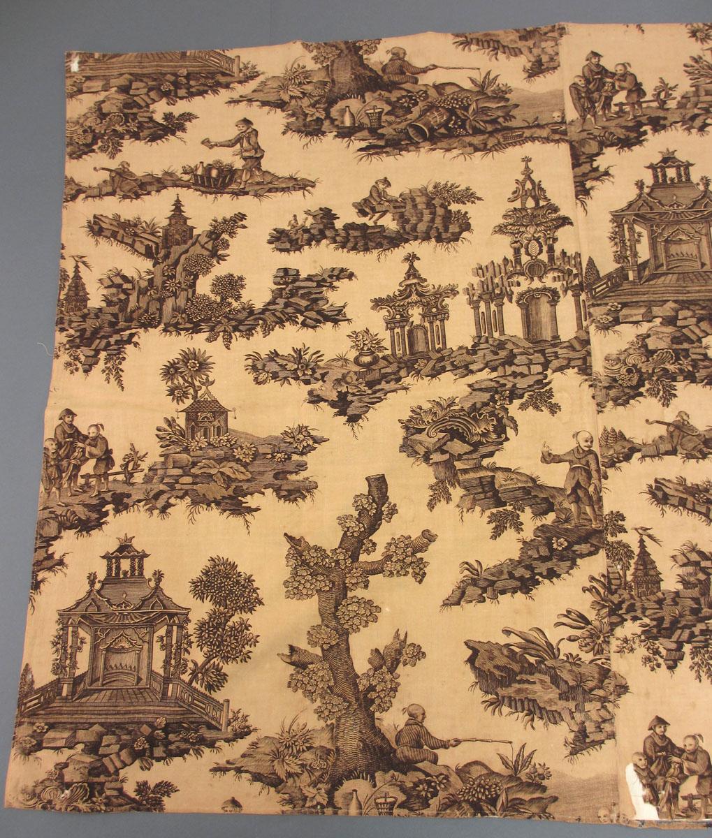 1960.0098 Textile, printed detail 2