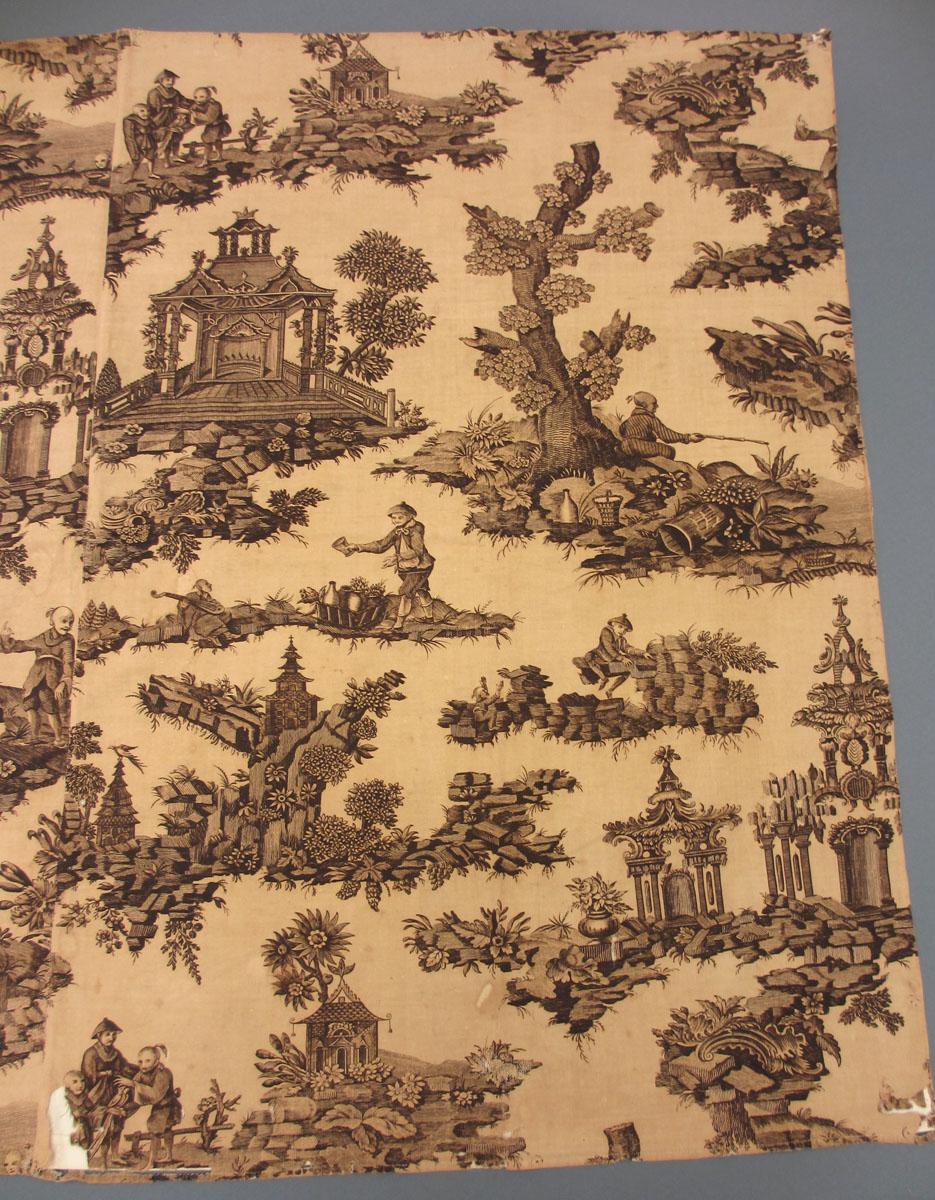 1960.0098 Textile, printed detail 1