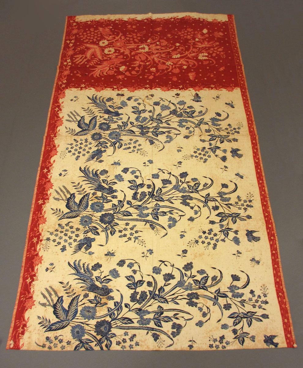 1960.0100 Textile, printed partial obverse