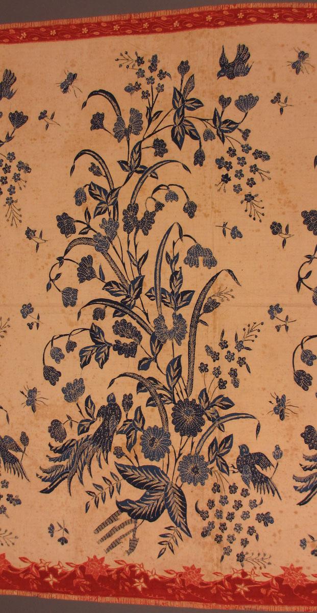 1960.0100 Textile, printed detail 1