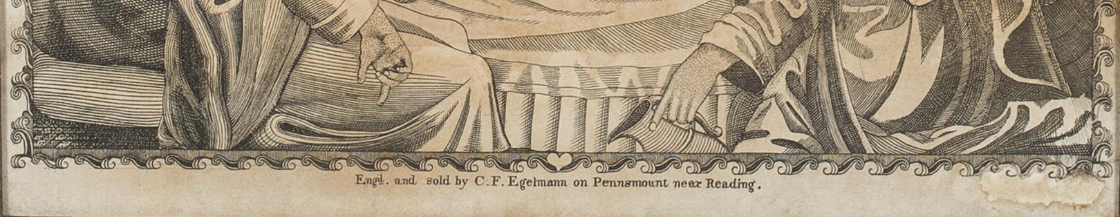 1960.0105 A Fraktur, detail 1