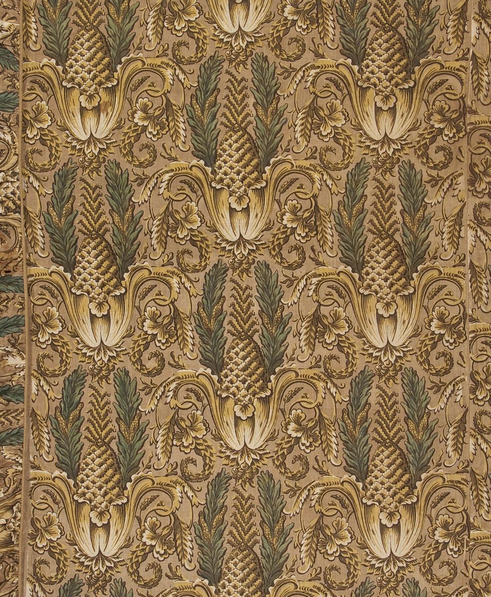T409 Textile, printed design repeat
