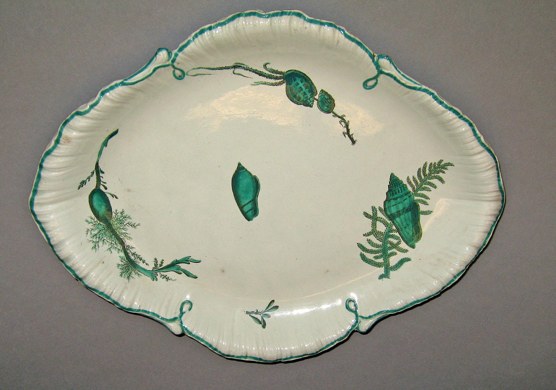 1960.0146 Creamware dish