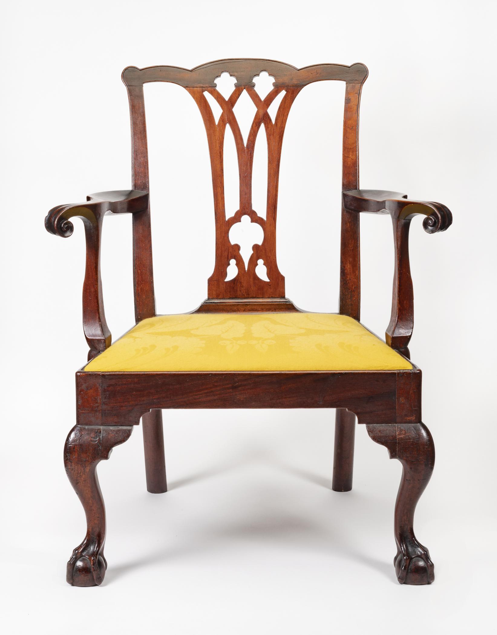 1960.0149 Chair, 1984.0638.001 Slip seat, view 2